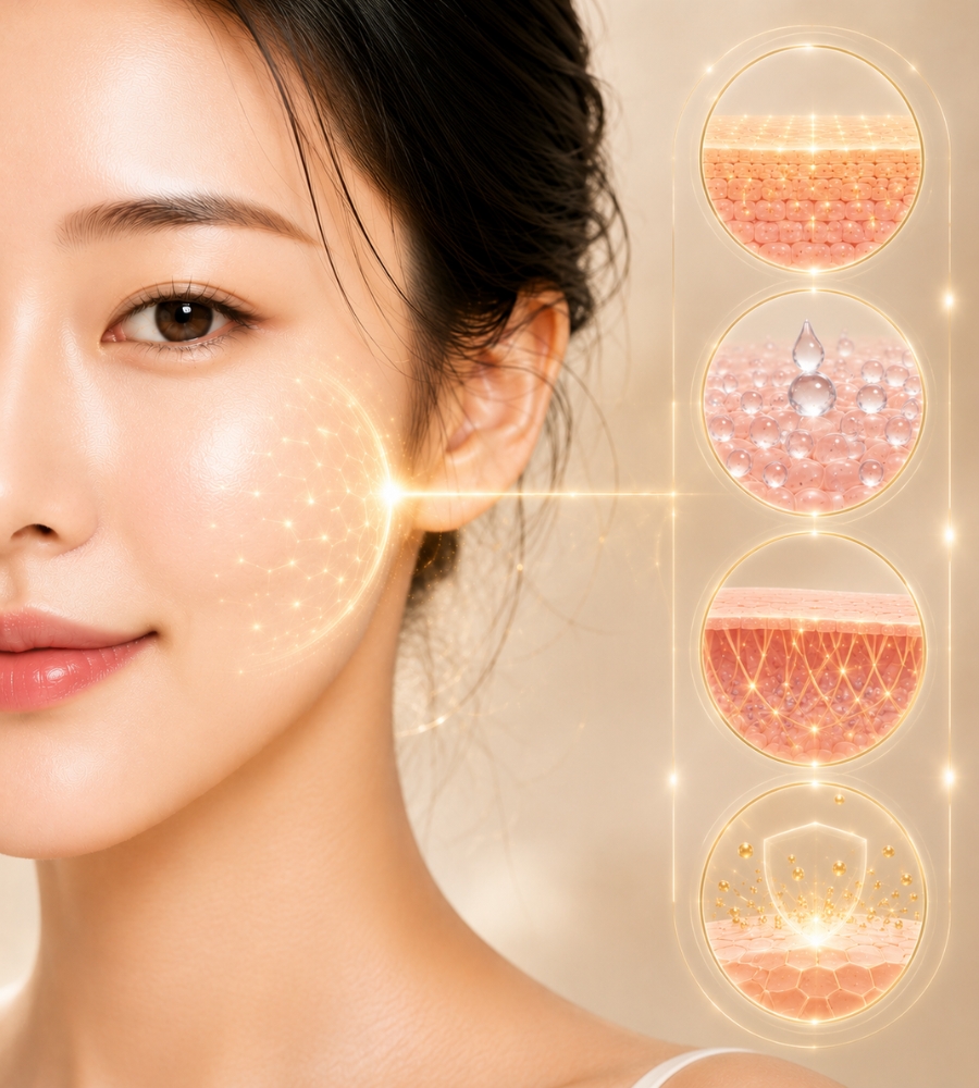 광채 회복 유지 관리